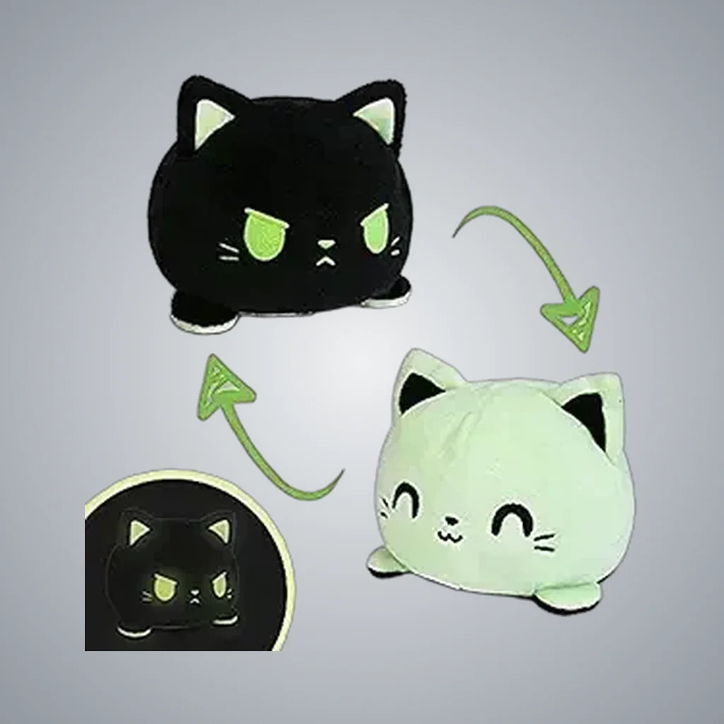 Glow in the Dark Reversible Cat