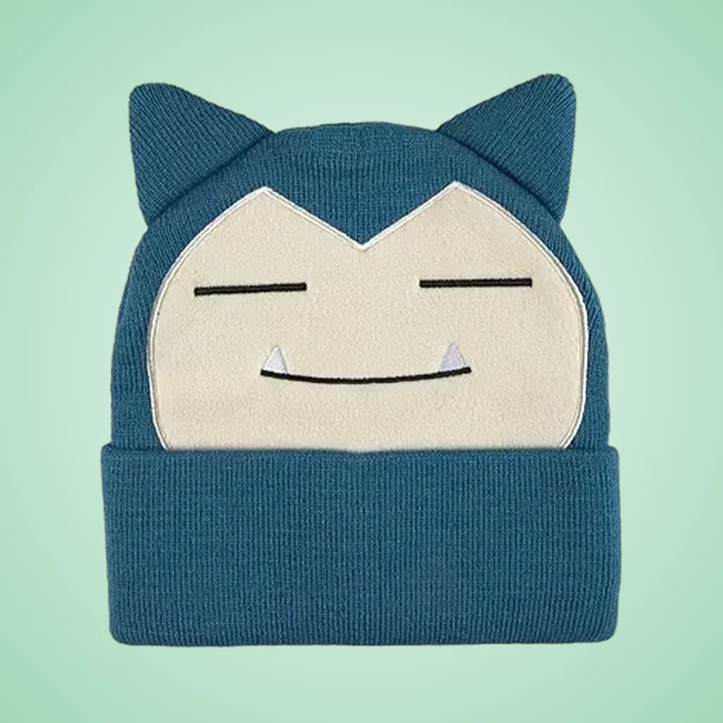 Snorlax Embroidered Beanie Cap (Pokemon)
