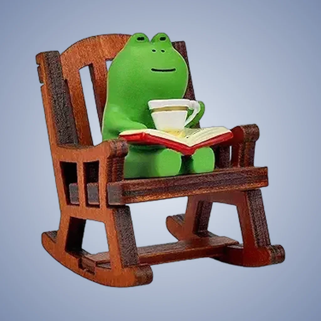 Mini Frog in Rocking Chair