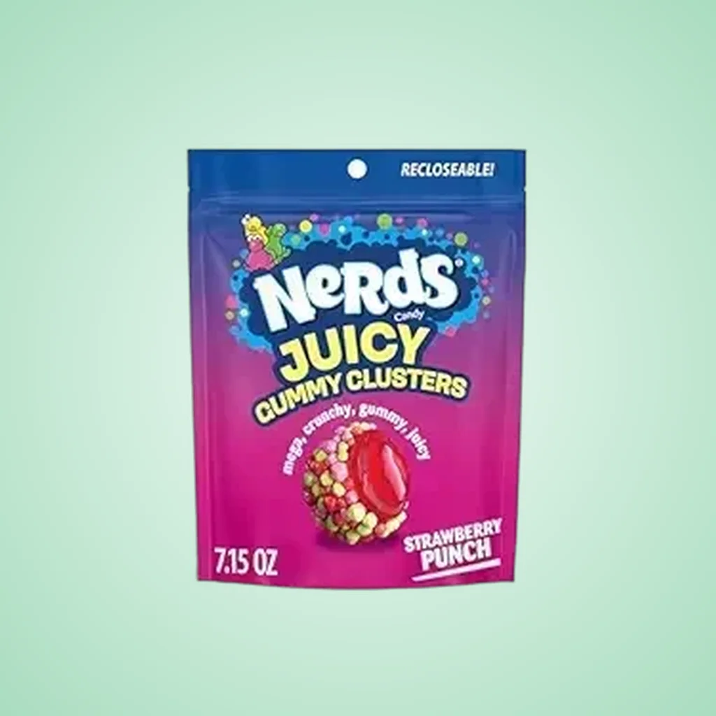 NERDS Juicy Gummy Clusters - Strawberry Punch