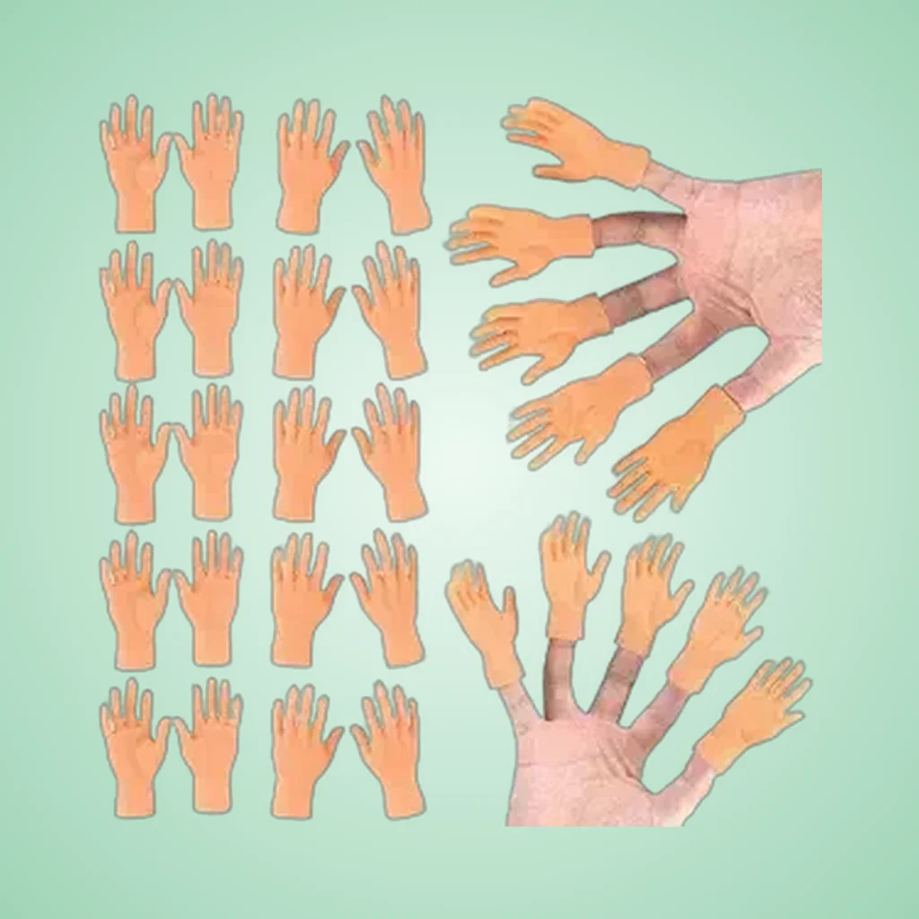 30 PCS Tiny Rubber Finger Hands